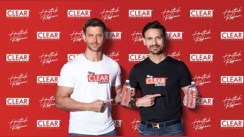 Clear Premium Water onboards superstar Hrithik Roshan as brand ambassador