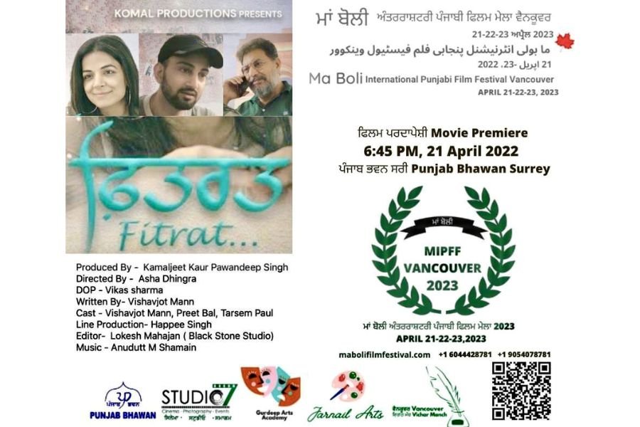 Actor and model Preet Bal creates storms internationally with his much-talked-about short film “Fitrat.”   
