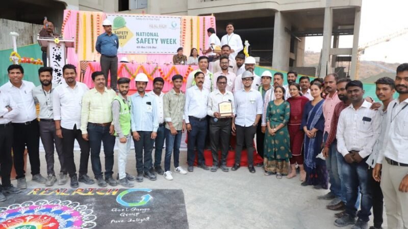 Goel Ganga Group celebrates Safety week at Ganga Dham Towers, Ganga Dham and Ganga Altus, Kharadi, Pune