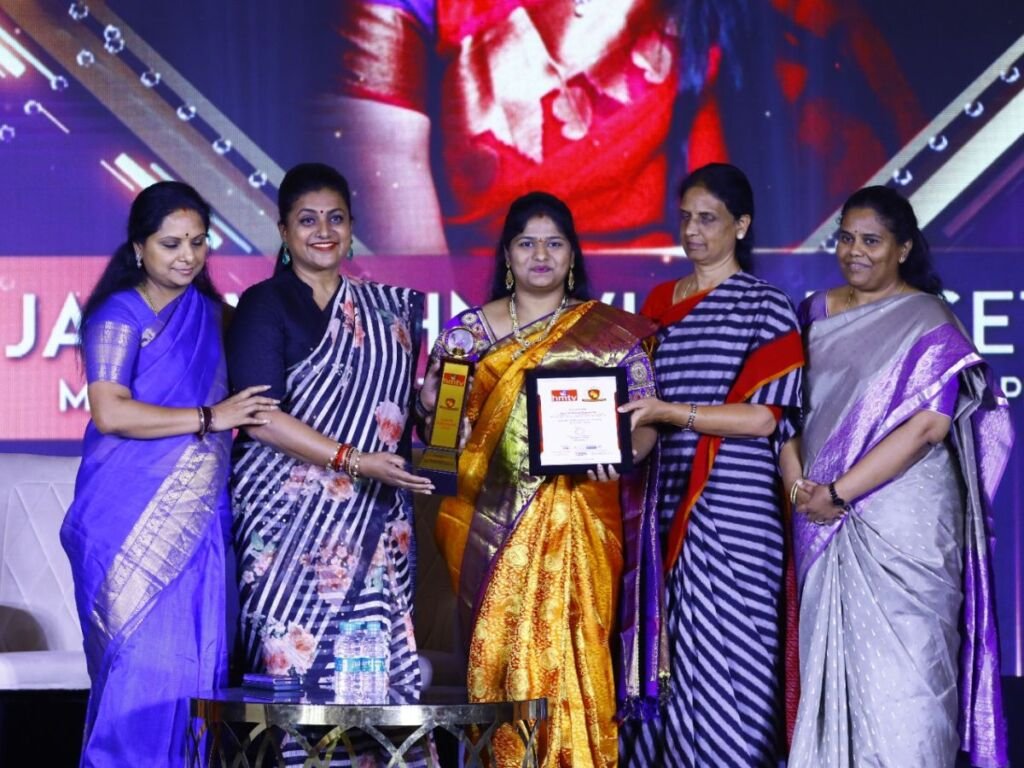 KBK Group Managing Director Jaya Vyshnavi Koppisetty Honored with HMTV Nari Puraskar 2023