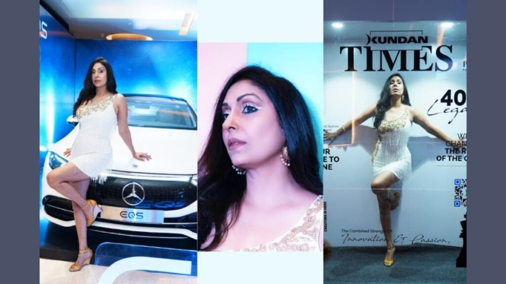 Pooja Misra spotted at Pune Times Fashion Week’s looking like a Greek goddess!