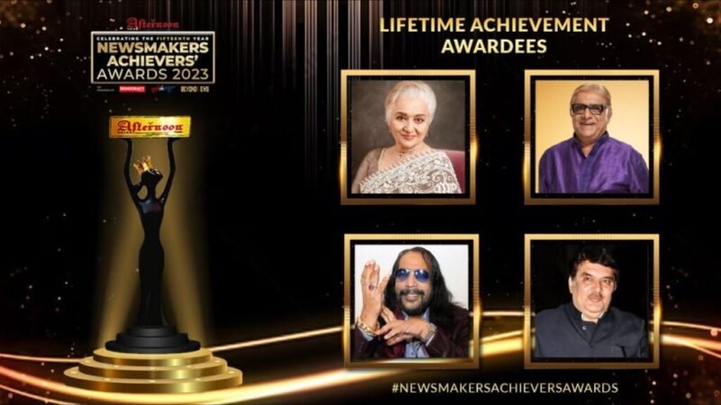 Newsmakers Achievers Awards 2023 to Honor Legendary Icons with Lifetime Achievement Awards