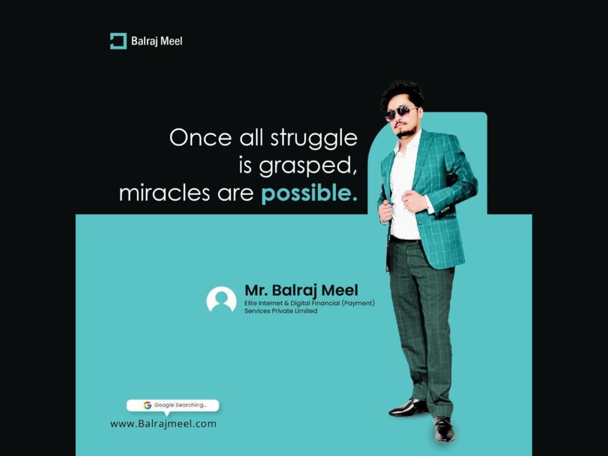 Founder of Elite Group Mr Balraj Meel Building Global Payment Solution Wizard