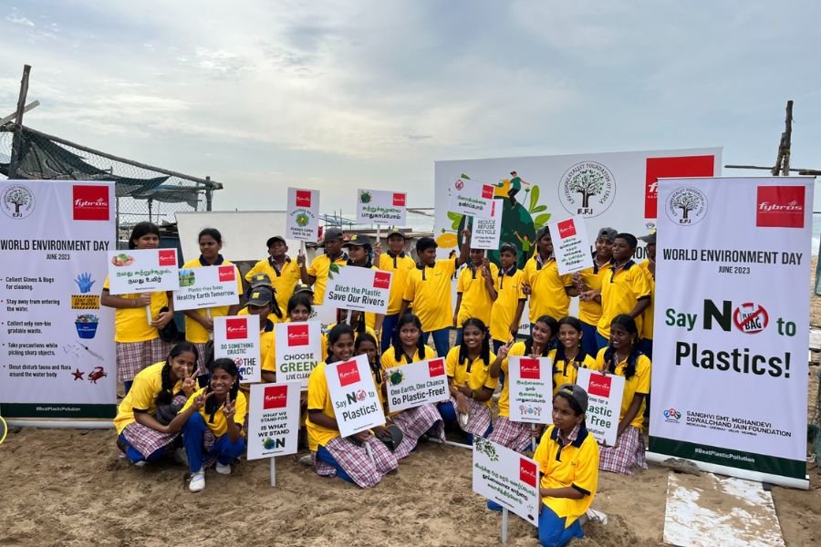 Fybros Organizes Beach Cleanup in Chennai collected over 800 kilos of waste