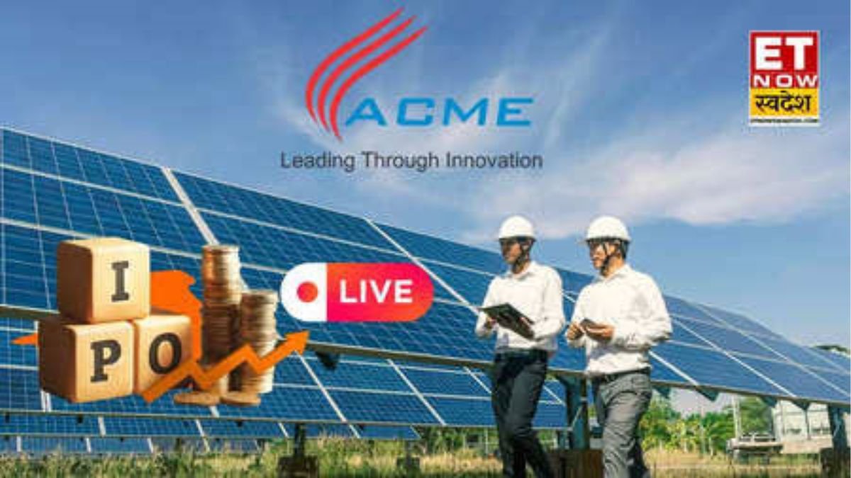 ACME Solar Holdings IPO Opens at Rs 2900 Crore Highlighting Strong Renewable Energy Market